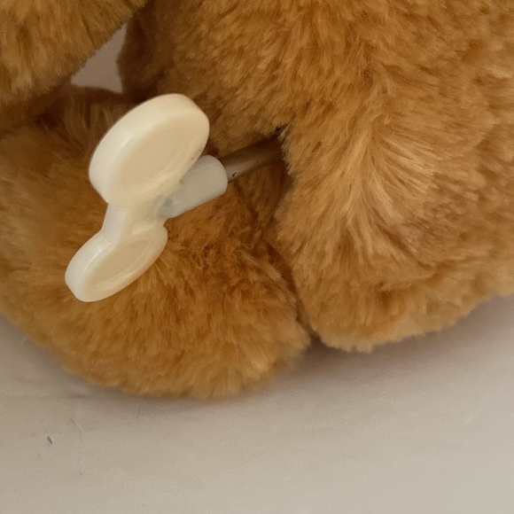 Vintage 2004 Christa Playful Plush Teddy Bear Plays Music 14” Smoke Free Home - Picture 5 of 7